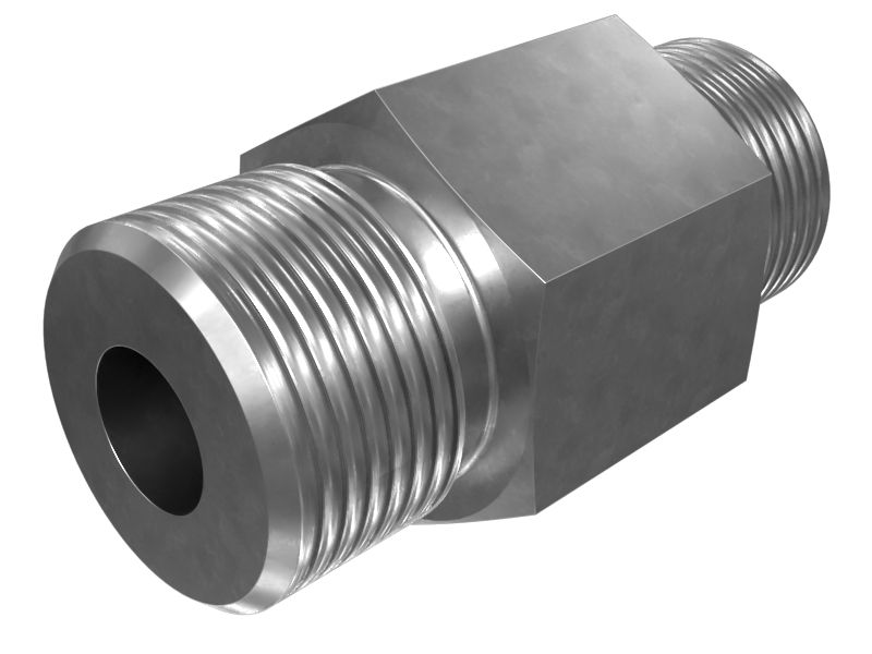 Прямой переходник с уплотнительным кольцом и шестигранной головкой 7/8-14 X 13/16-16