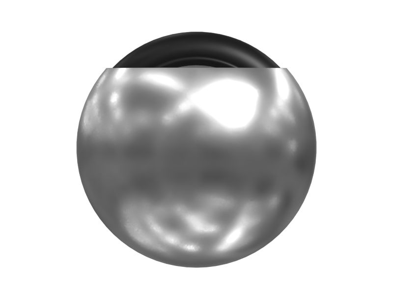 Газовая пружина с двумя сальниками