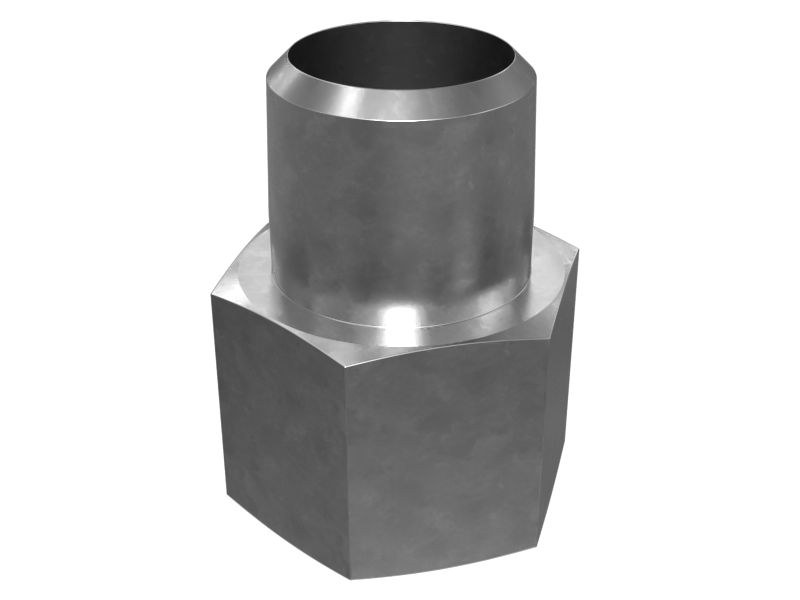 Прямой адаптер с шестигранной головкой 3/8-18 NPTF