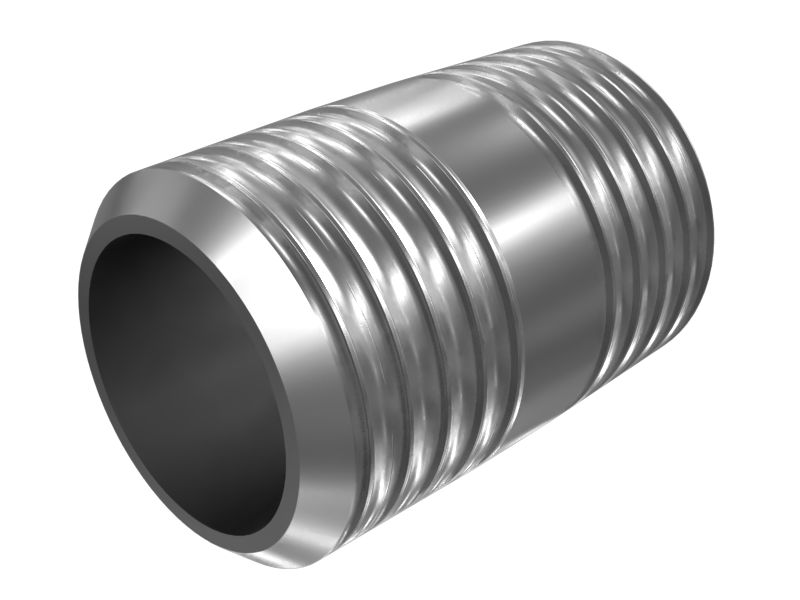 3B-7741: Прямой переходник с резьбой 3/8-18 NPT
