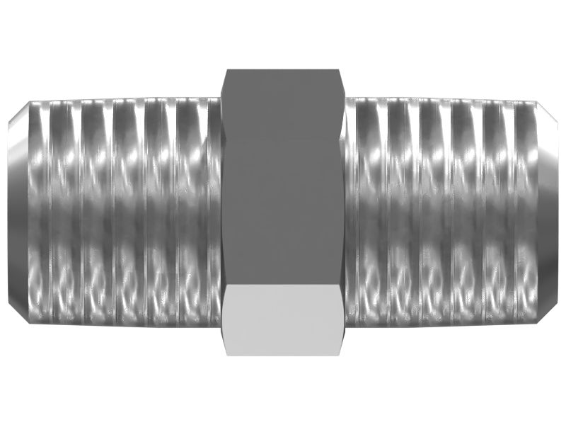 Прямой адаптер с шестигранной головкой 1/8-27 NPTF