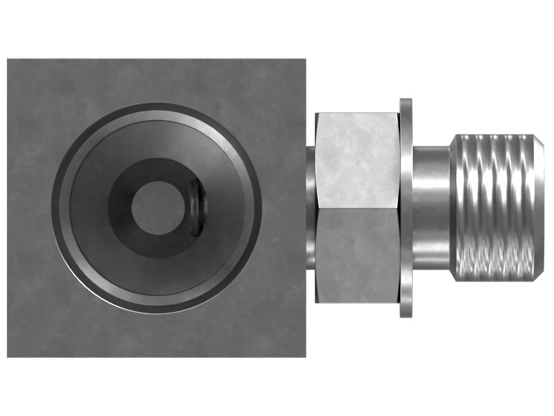 Переходной коленчатый патрубок 90°