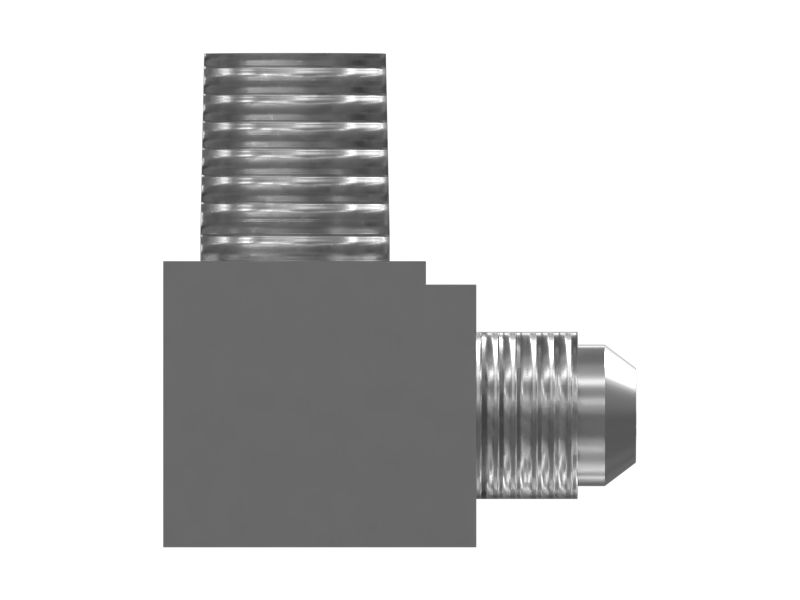Коленчатый переходник с NPTF на конус с углом 90 градусов
