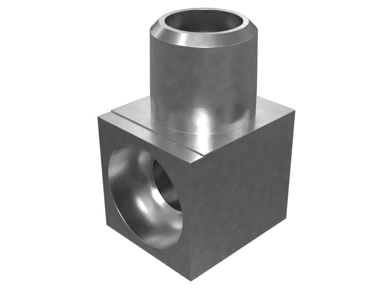 90-градусный переходной коленчатый патрубок длиной 32,70 мм