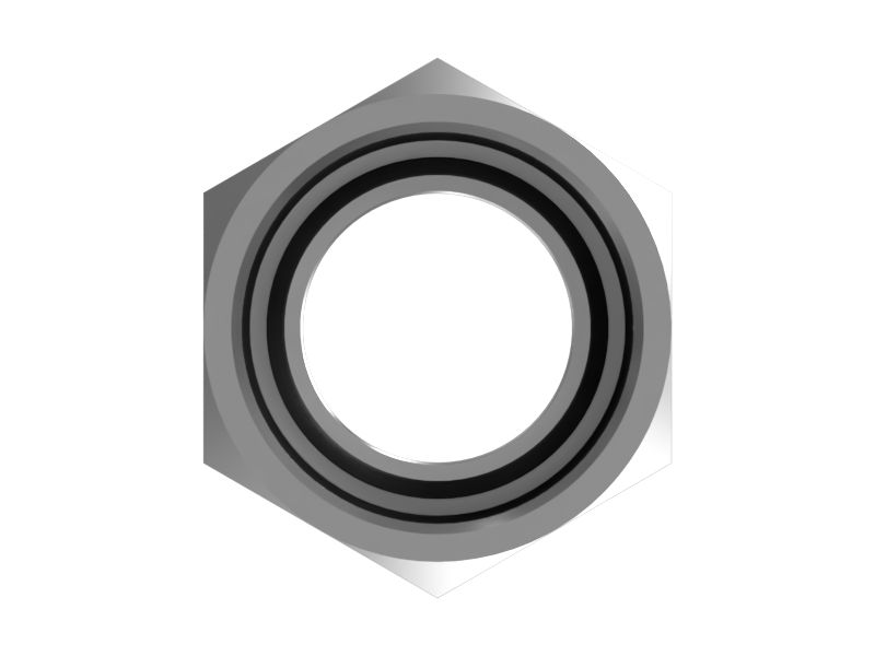 Прямой резьбовой переходник, длина 50,00 мм