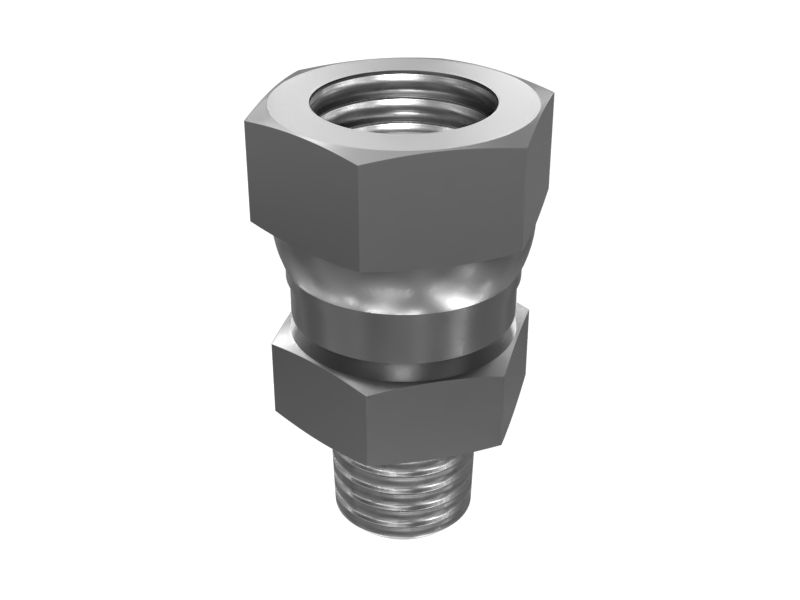 Стальной прямой переходник