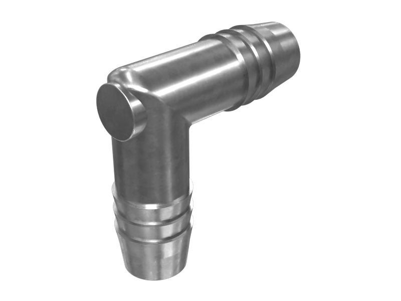 12,7 мм Пластиковый 90-градусный переходник для коленного сустава шланга