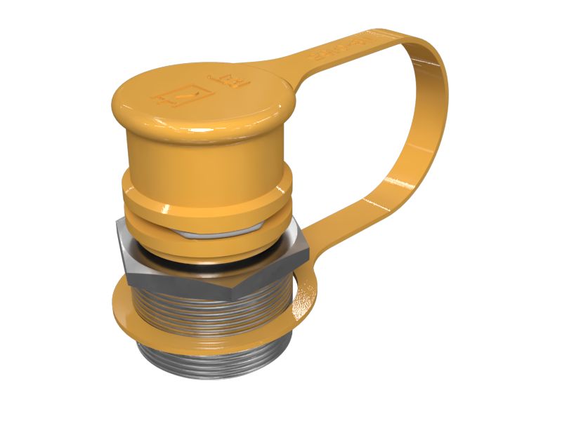 118-0166: Приемник гидравлического масла с резьбой 1-7/8 х 1-5/8 дюйма