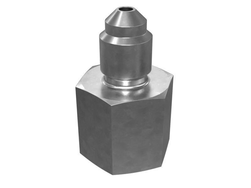 Прямой переходник с шестигранной головкой 7-16-20-2A X 9/16-18-2B