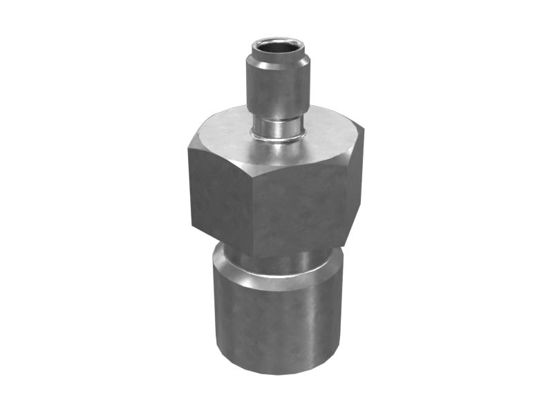7/16-20-2A X 1-8-2A Straight Adapter, Caterpillar, 4P-0419