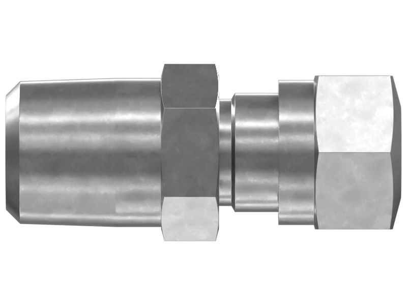 Прямой воздушный тормозной соединитель с шестигранной головкой, резьба 1/4-18 NPTF