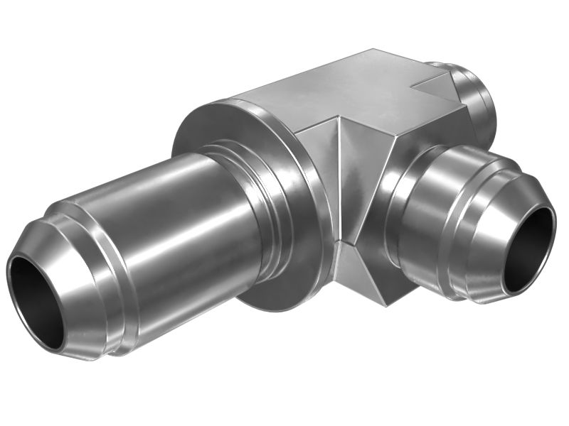Тройниковый переборочный переходник с развальцовкой 37 градусов
