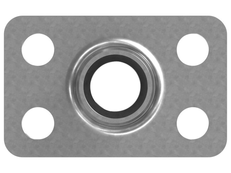 Вспомогательный гидравлический фланец для монтажа на 4 отверстия