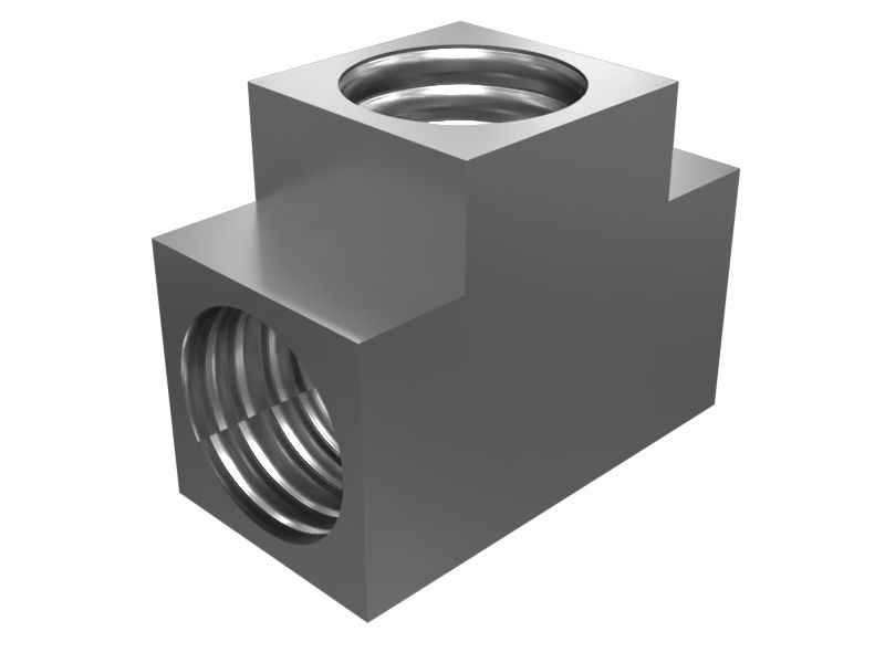 Тройник с внутренней резьбы на внутреннюю резьбу