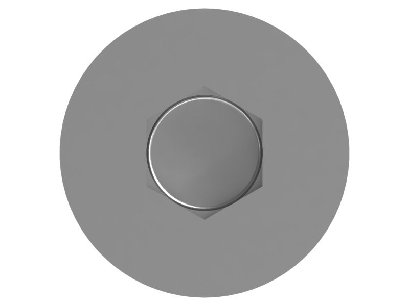 Заглушка с наружным шестигранником