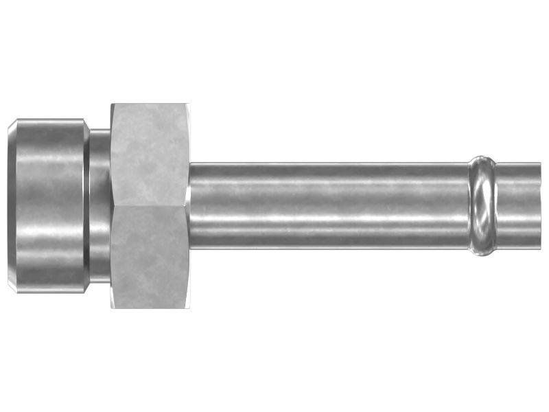 Переходник с развальцовкой для прямого шланга и шестигранной головкой 3/4-16 X 9,5