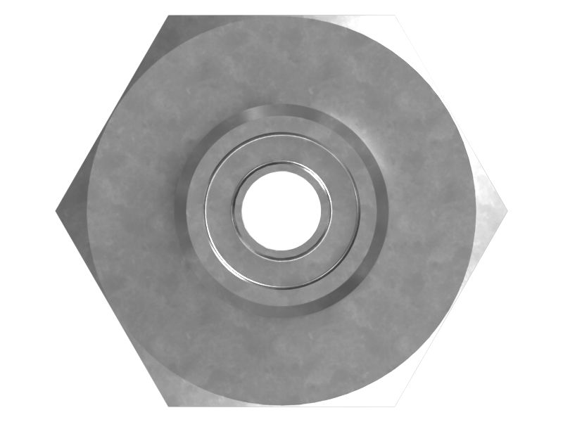 Прямой адаптер с шестигранной головкой 11/16-16 X M27X2