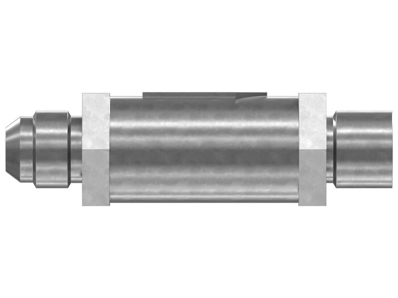 Прямой обратный клапан жидкостной жидкости длиной 44,50 мм