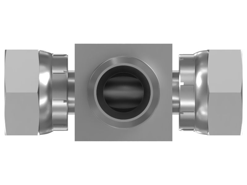 Внешний тройниковый переходник для труб 1/2-14