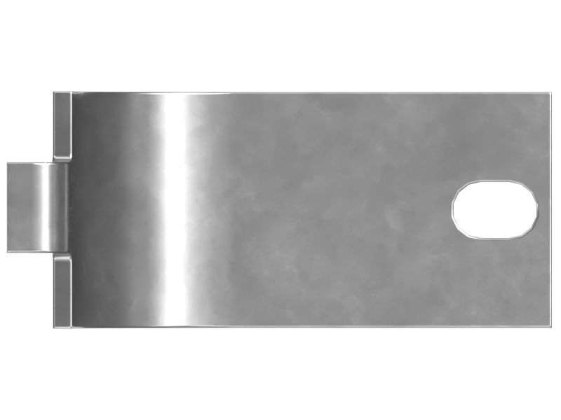 Полухомут для одной трубки, внутренний диаметр 70,00 мм