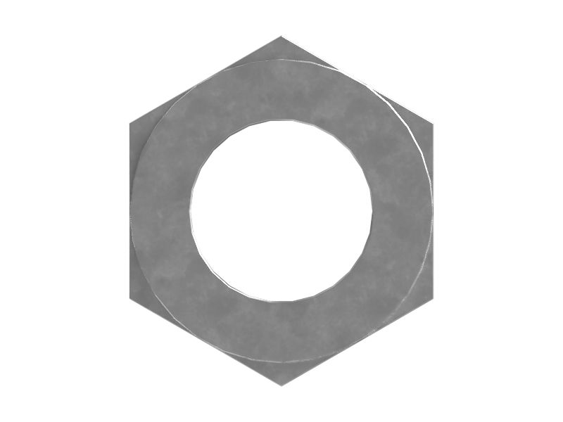 Высокая шестигранная гайка с резьбой 1/2-20