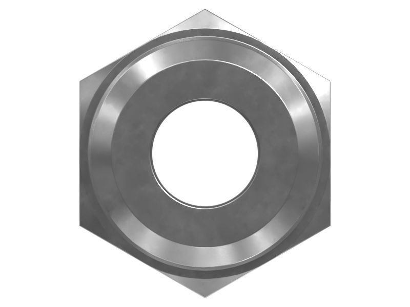 Прямой адаптер с шестигранной головкой 1/8-27 NPTF