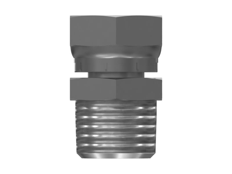 Прямой резьбовой переходник, длина 50,00 мм