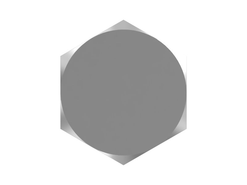 Болт с шестигранной головкой размером 1''-8 x 2 1/4''