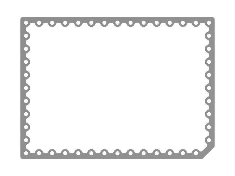 Прокладка крышки толщиной 0,8 мм