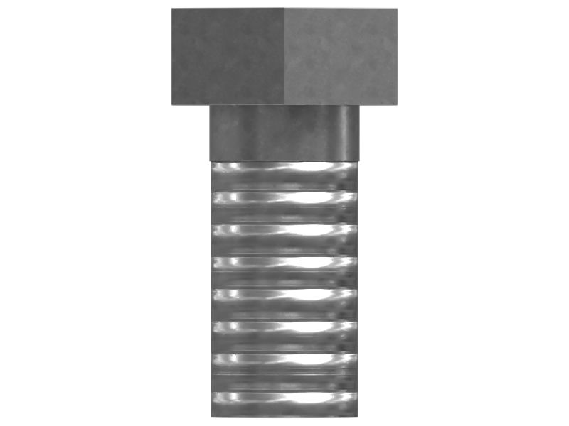 Болт с шестигранной головкой с резьбой M24X3