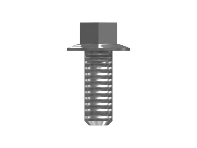Болт с фланцевой головкой M6