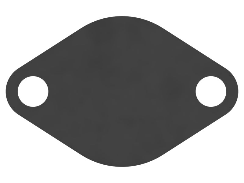 Прокладка монтажной крышки цилиндра толщиной 0,8 мм