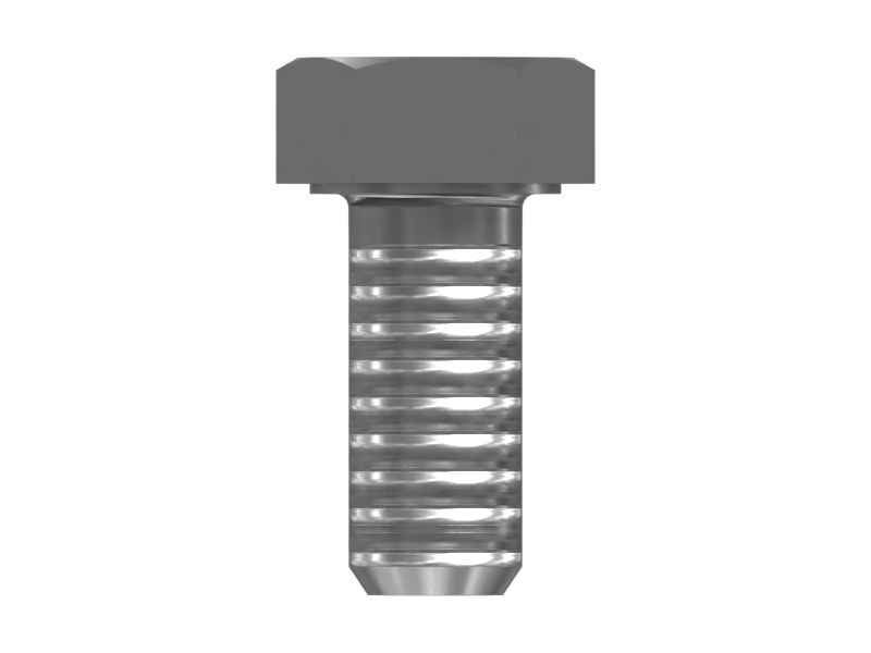Болт с шестигранной головкой 7/16"-14 x 1