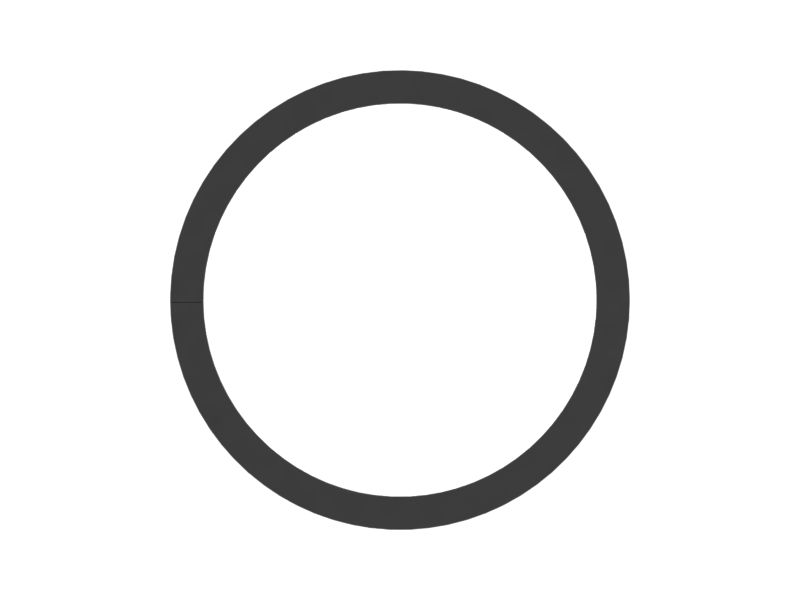 Пластиковое опорное кольцо с внешним диаметром 70 мм