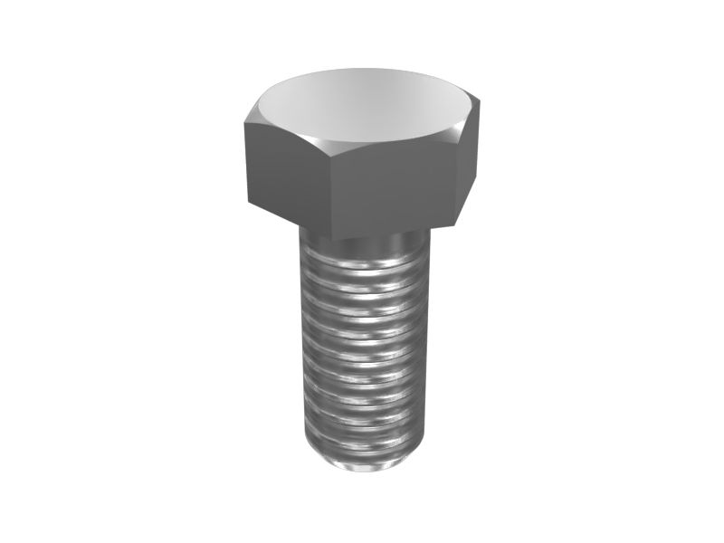 Болт с шестигранной головкой размером 1''-8 x 2 1/4''