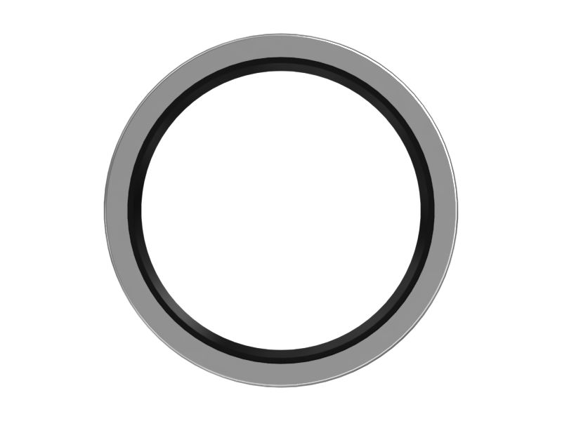 Манжетное уплотнение с наружным диаметром 120,80 мм