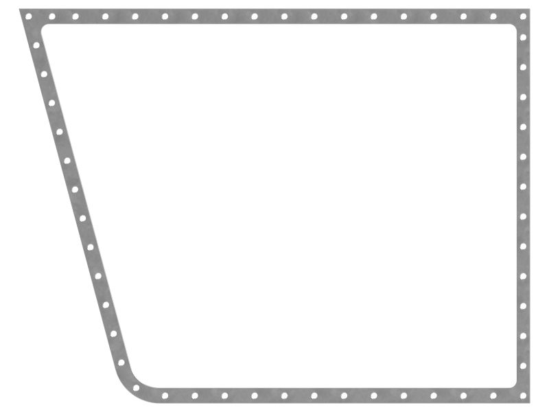 Прокладка крышки толщиной 0,8 мм