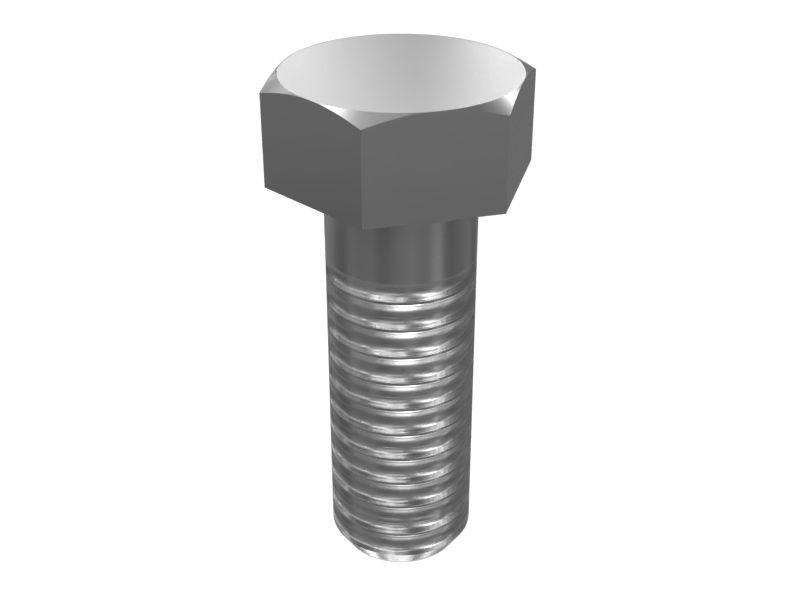 9S-1363: 1''-8 x 2 3/4'' Hex Head Bolt