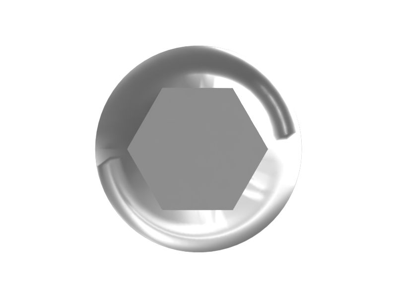 Болт с фланцевой головкой M6