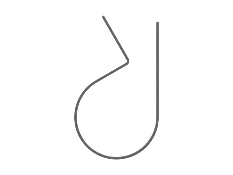 Зажим для одной трубы с внутренним диаметром 50,80 мм