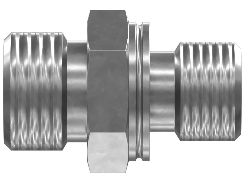 Переходник с прямым уплотнительным кольцом с шестигранной головкой 9/16-18 X M12X1,5