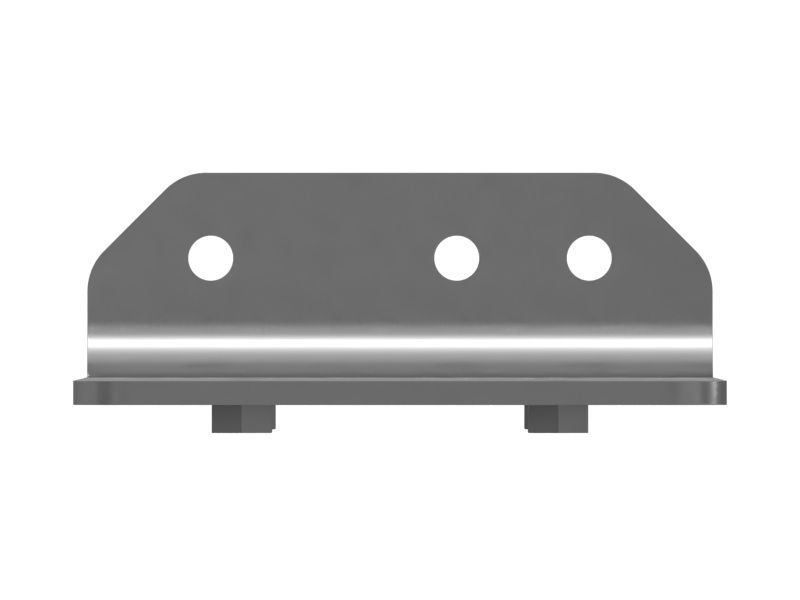 Монтажный кронштейн для колесной колодки толщиной 6 мм