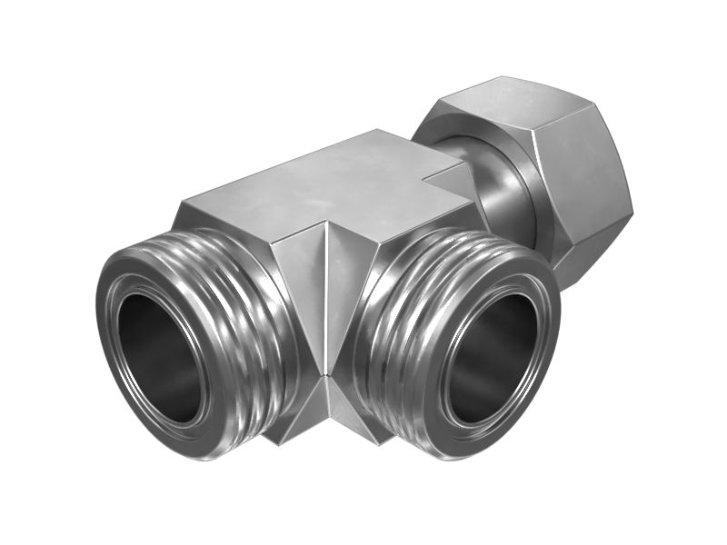 Тройниковый переходник с шестигранной головкой и уплотнительным кольцом