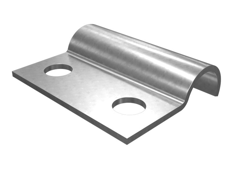 Половинный зажим для одной трубки, внутренний диаметр 25,40 мм