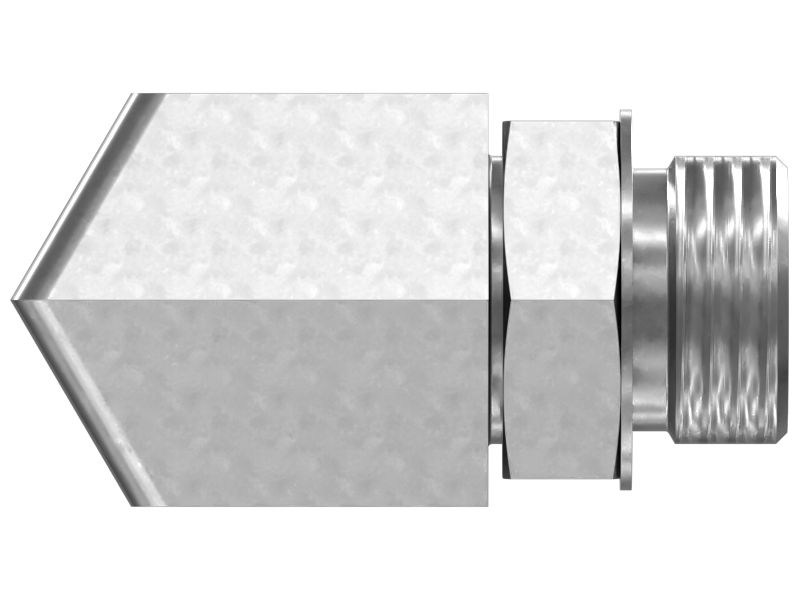 Коленчатый переходник 90 градусов длиной 62,00 мм