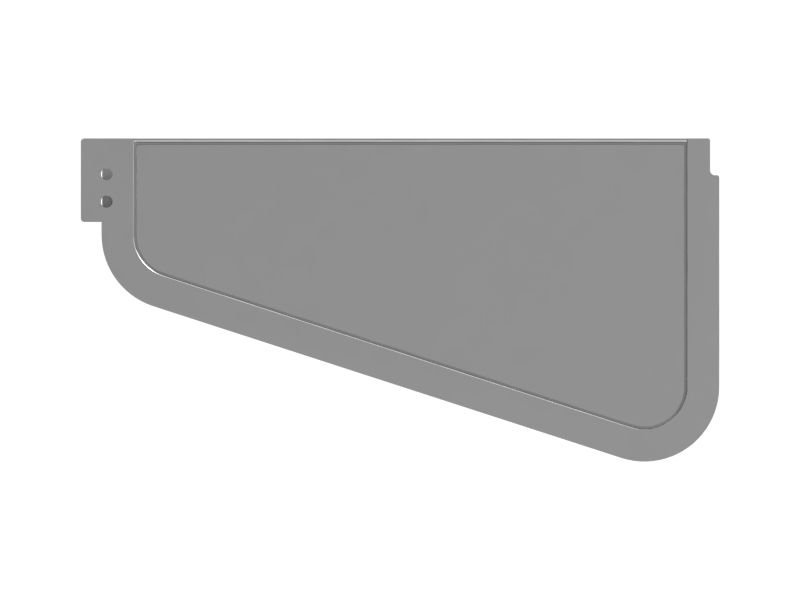 Окно двери кабины оператора длиной 585,3 мм