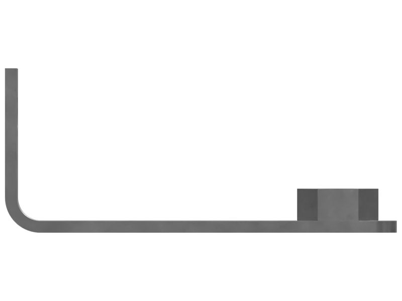 Опорный кронштейн 90 градусов толщиной 3 мм