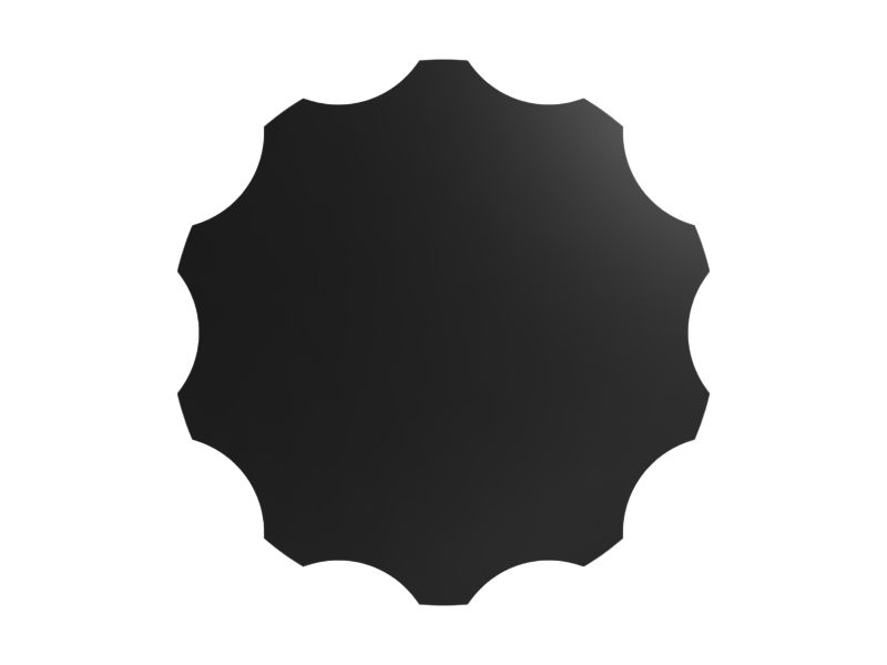 Зажимная рукоятка в форме 10-лучевой звездочки