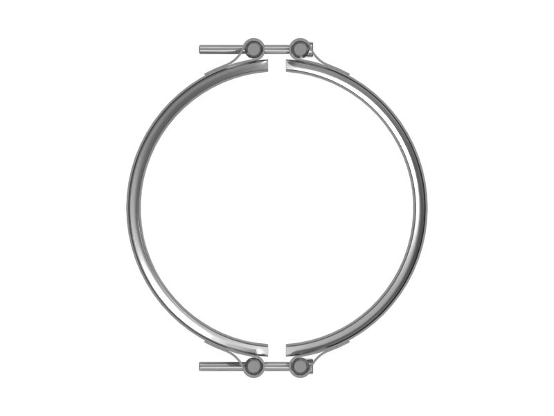 Клиновой ленточный зажим с минимальным внутренним диаметром 196,00 мм