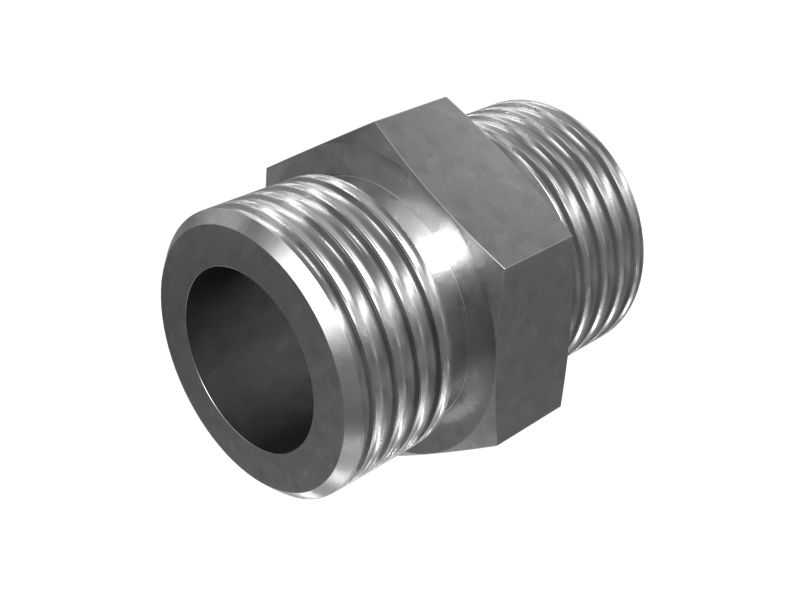 8C-9029: Прямой переходник с уплотнительным кольцом и шестигранной головкой 1-5/16-12